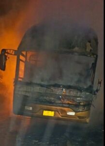 youtong bus fire