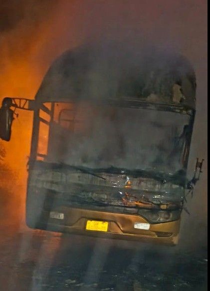 youtong bus fire